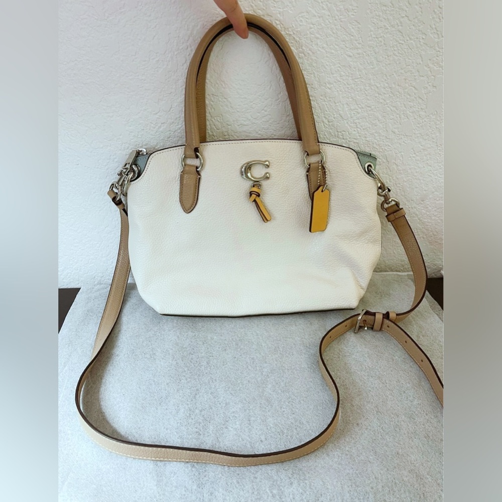 ❌ SOLD ❌ Coach Color Block Satchel Shoulder Bag